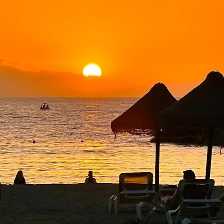 !!! Relaxing View, The Heights With Terrace And Heated Pools, Cristianos Lägenhet