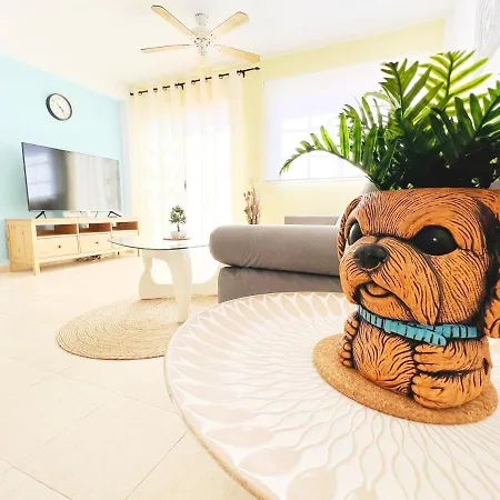 !!! Relaxing View, The Heights With Terrace And Heated Pools, Cristianos Apartman *