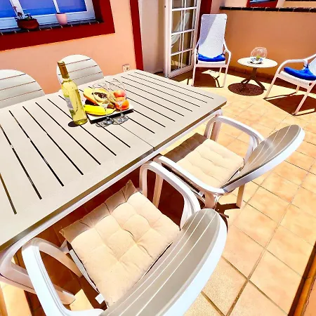 !!! Relaxing View, The Heights With Terrace And Heated Pools, Cristianos Daire *